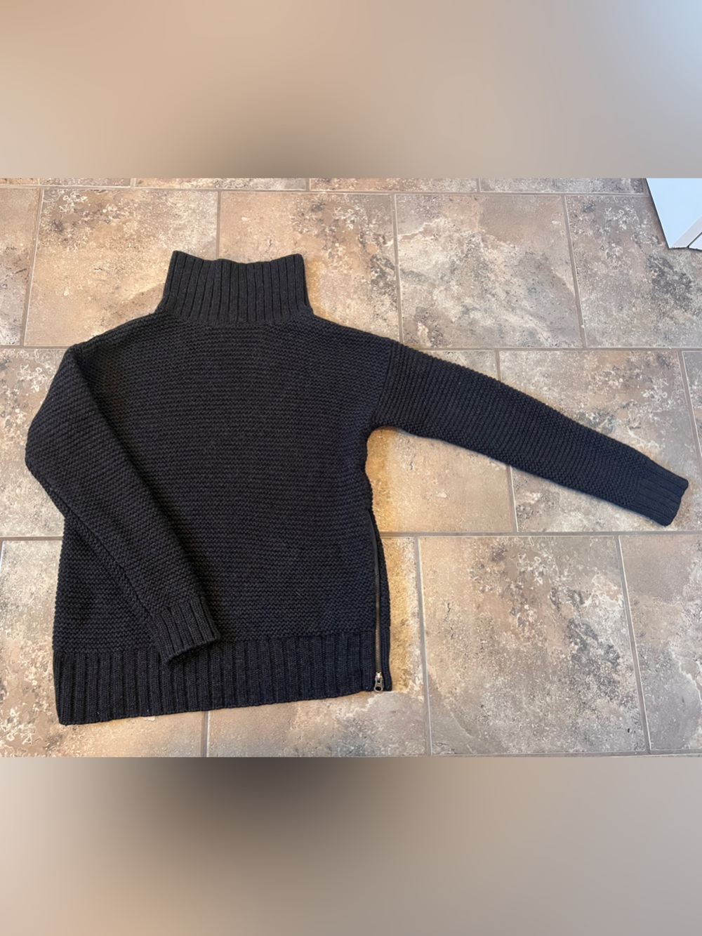 Lululemon Charcoal Turtleneck Chunky Knit Women's Sweater